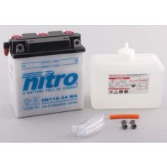 Nitro Battery 6N11A-3A conventional with acid