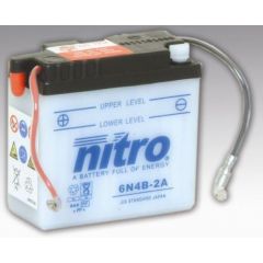 Nitro Battery 6N4-2A-4 conventional with acid