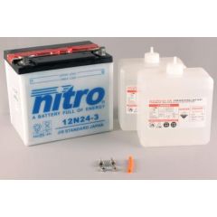 Nitro Battery 12N24-3 conventional with acid
