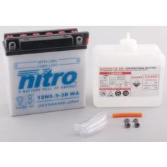Nitro Battery 12N5.5-3B conventional with acid