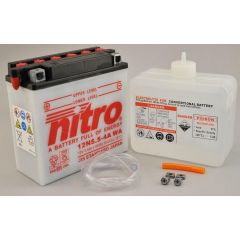 Nitro Battery 12N5.5-4A conventional with acid