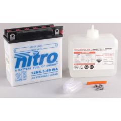 Nitro Battery 12N5.5-4B conventional with acid