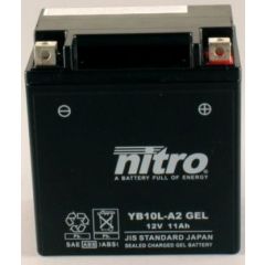 Nitro Gel Battery YB10L-A2 conventional with gel