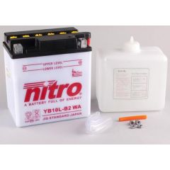 Nitro Battery YB10L-B2 conventional with acid