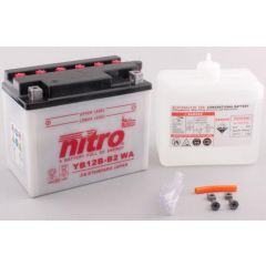 Nitro Battery YB12B-B2 conventional with acid