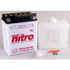Nitro Battery YB14L-B2 conventional with acid