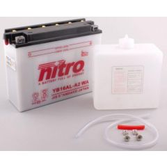 Nitro Battery YB16AL-A2 conventional with acid