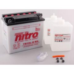 Nitro Battery YB16L-B conventional with acid