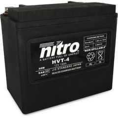 Nitro Battery HVT 04 Harley OE 65989-90 maintenance free