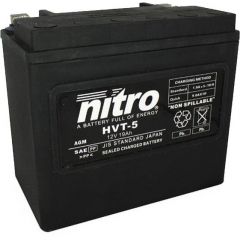 Nitro Battery HVT 05 Harley OE 65991-82 maintenance free