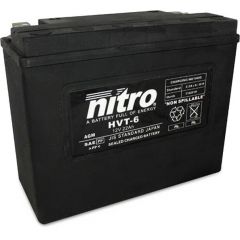 Nitro Battery HVT 06 Harley OE 66010-82 maintenance free