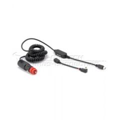 SW-Motech 12v Adapter cable with Plug to Mini Usb (100 Cm)
