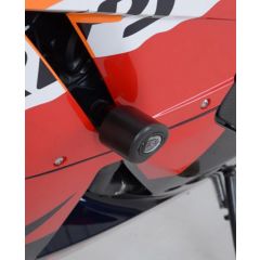 R&G Crash Protector sliders Aero No-Cut White