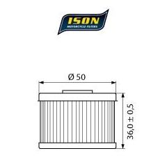 ISON oil filter 112