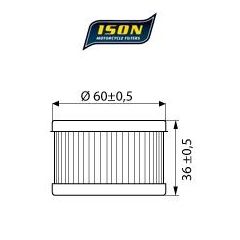 ISON oil filter 137