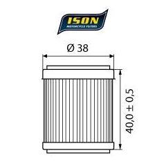 ISON oil filter 141
