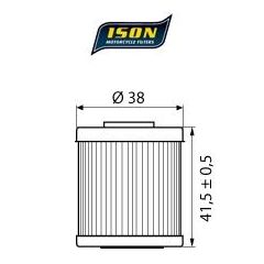 ISON oil filter 207