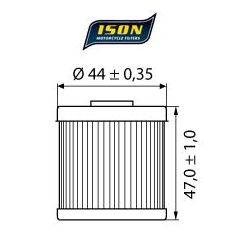 ISON oil filter 563