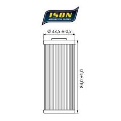 ISON oil filter 652