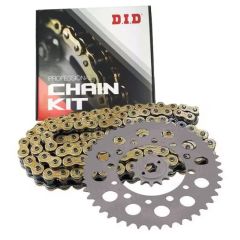 DID Chain Kit 525VX3 Gold & Black 110 ZJ