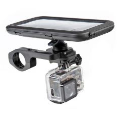 OptiLine Combo action cam + phone holder handlebar mount