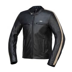 IXS Classic LD Stripe leather motorcycle  jacket
