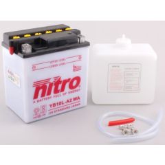 Nitro Battery YB10L-A2 conventional with acid